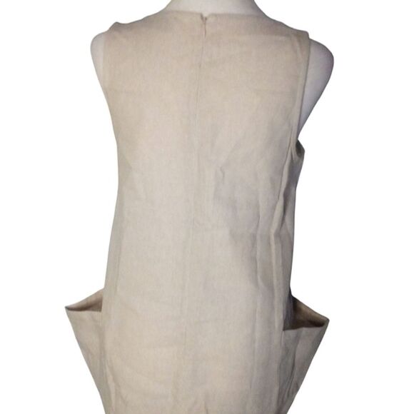 Modern Citizen Natural Tan Linen Blend Lightweight Maxi Dress Size Medium - Picture 8 of 9